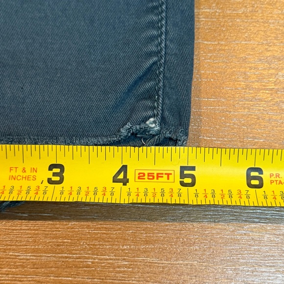 Mother‎ Looker Ankle Fray A Run In The Park Thunderstorm Skinny Jeans Size 28 - Picture 8 of 15